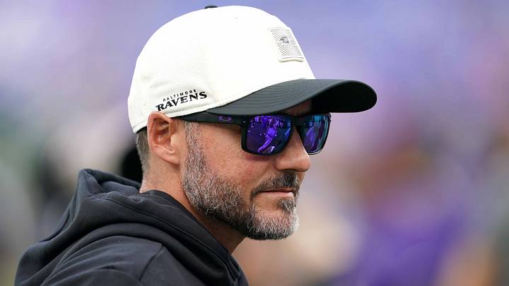 Baltimore Ravens head coach Jesse Minter Baltimore Ravens head coach Jesse Minter