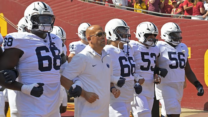 Penn State Nittany Lions head coach James Franklin