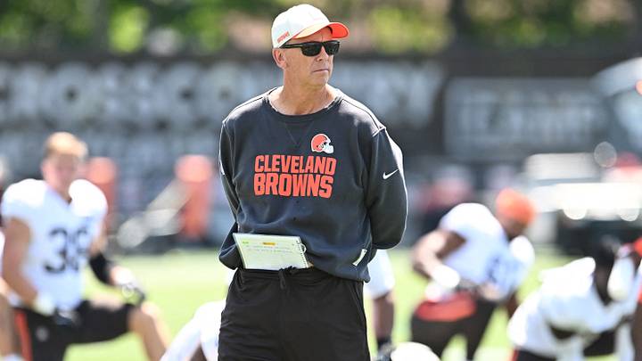 Aug 4, 2026; Berea, OH, USA; Cleveland Browns head coach Todd Monken during training camp at CrossCountry Mortgage Campus. Mandatory Credit: Ken Blaze-Imagn Images Aug 4, 2026; Berea, OH, USA; Cleveland Browns head coach Todd Monken during training camp at CrossCountry Mortgage Campus. Mandatory Credit: Ken Blaze-Imagn Images
