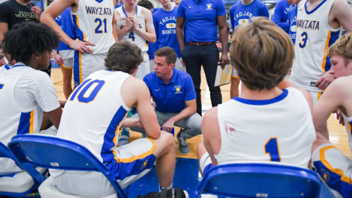 Wayzata plays Shakopee in the 2025 MSHSL boys basketball Class 4A semifinal