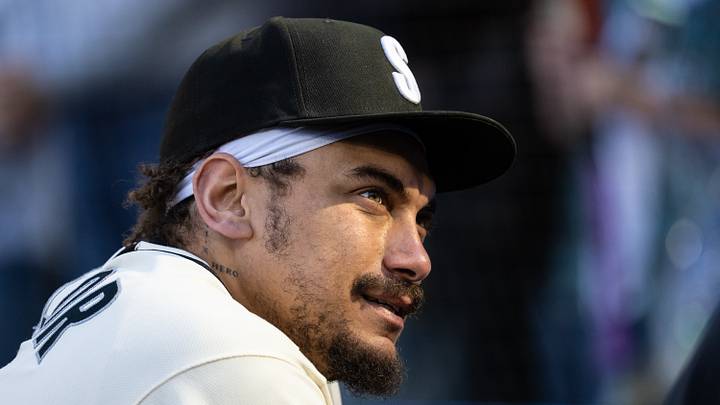Sep 27, 2026; Seattle, Washington, USA; Seattle Mariners first baseman Josh Naylor (12) is pictured after game against the Los Angeles Angels at T-Mobile Park. Mandatory Credit: Stephen Brashear-Imagn Images Sep 27, 2026; Seattle, Washington, USA; Seattle Mariners first baseman Josh Naylor (12) is pictured after game against the Los Angeles Angels at T-Mobile Park. Mandatory Credit: Stephen Brashear-Imagn Images