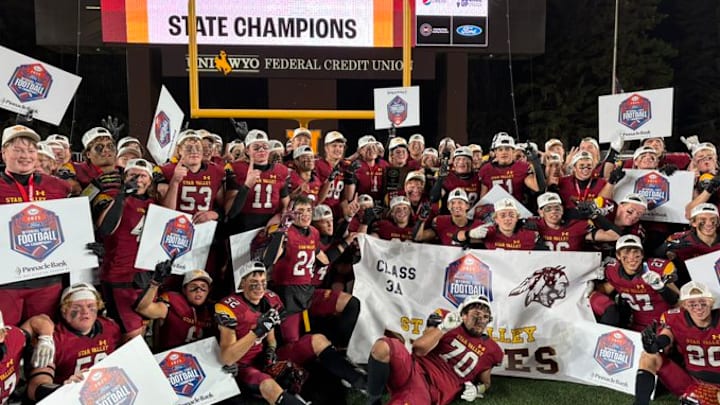 No. 1 Star Valley capped a wire-to-wire season atop the High School on SI Wyoming Top 10 by winning a fourth consecutive Class 3A title.