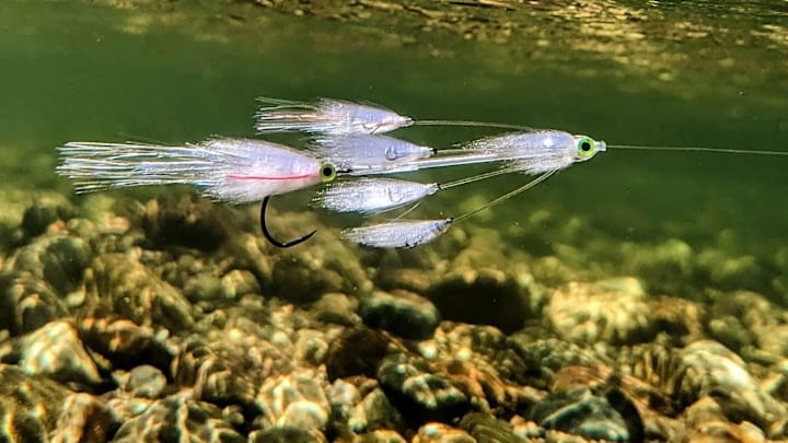 A creative twist on the classic Alabama Rig: The Sweet Home Alabama "fly".