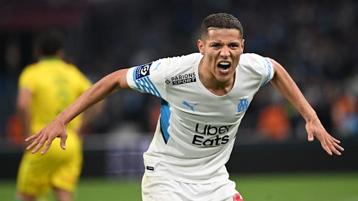 Amine Harit a le sourire avant les demi-finales de la Coupe du monde. Amine Harit a le sourire avant les demi-finales de la Coupe du monde.