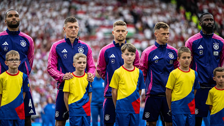 Maximilian Mittelstädt, Jonathan Tah, Toni Kroos, Joshua Kimmich, Antonio Rüdiger Maximilian Mittelstädt, Jonathan Tah, Toni Kroos, Joshua Kimmich, Antonio Rüdiger