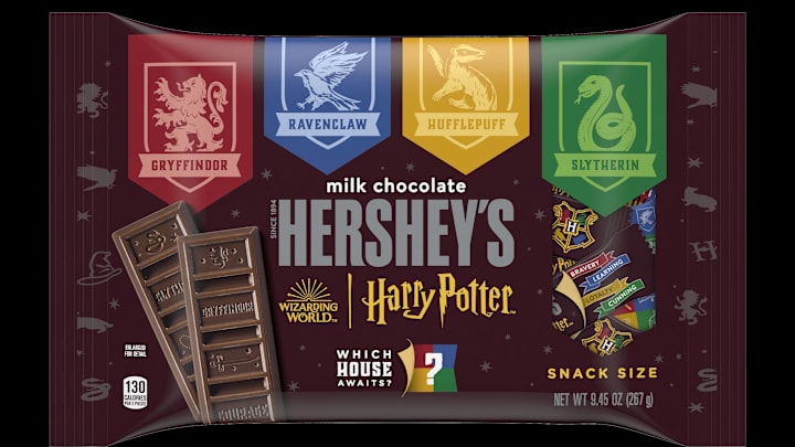 Hershey’s Milk Chocolate Harry Potter™ Bar Snack Size Image. Image Credit to Hershey's. 