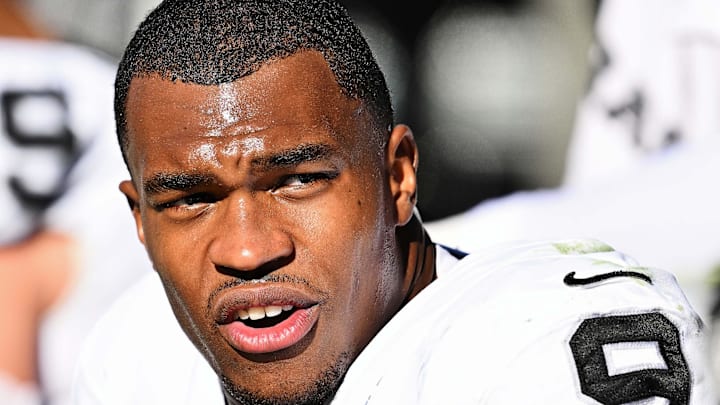 Former Las Vegas Raiders defensive end Tyree Wilson.