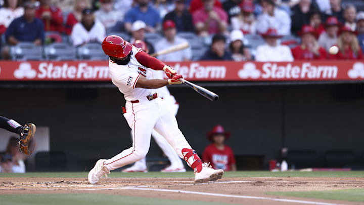 Los Angeles Angels Second Base Luis Rengifo