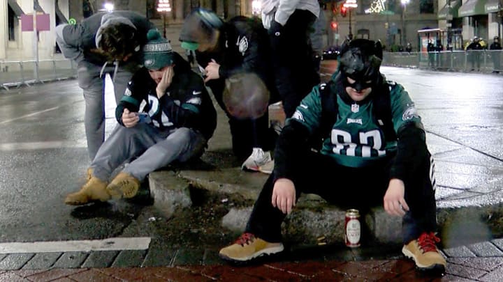 Tensions flared in the stands following the Eagles' 33-13 loss to the Cowboys in Week 14.  