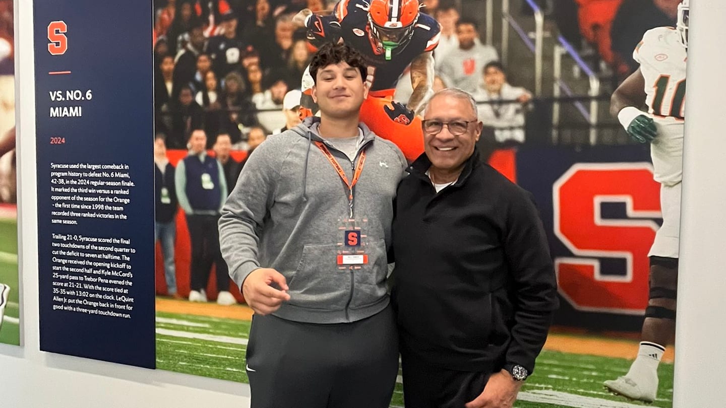 Coveted 2027 OL has Syracuse 'at the top of my board' after visit