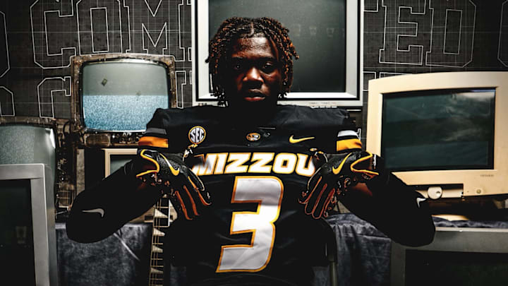 Marietta, Georgia safety Tony Forney Jr. announces his commitment to the University of Missouri on Friday, July 4, 2025. Marietta, Georgia safety Tony Forney Jr. announces his commitment to the University of Missouri on Friday, July 4, 2025.