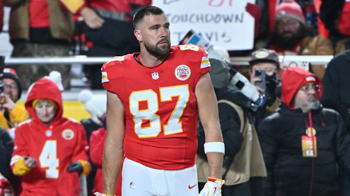 Travis Kelce had one catch for eight yards in the Chiefs' loss to the Texans. 