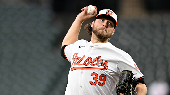 Baltimore Orioles pitcher Corbin Burnes
