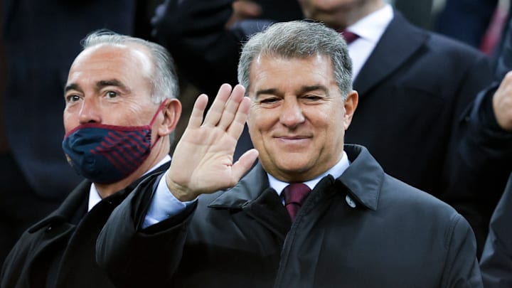 Joan Laporta spricht über Barças Transferpläne
