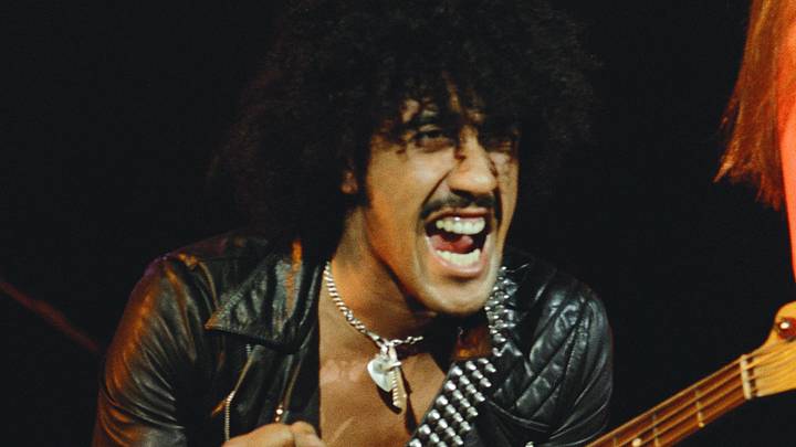 Phil Lynott Of Thin Lizzy Performs Live Phil Lynott Of Thin Lizzy Performs Live