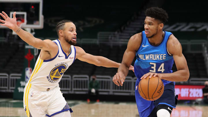 Milwaukee Bucks forward Giannis Antetokounmpo.