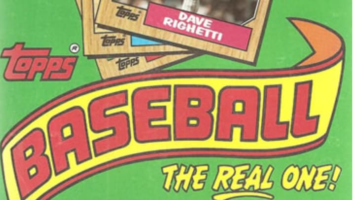 1987 Topps box