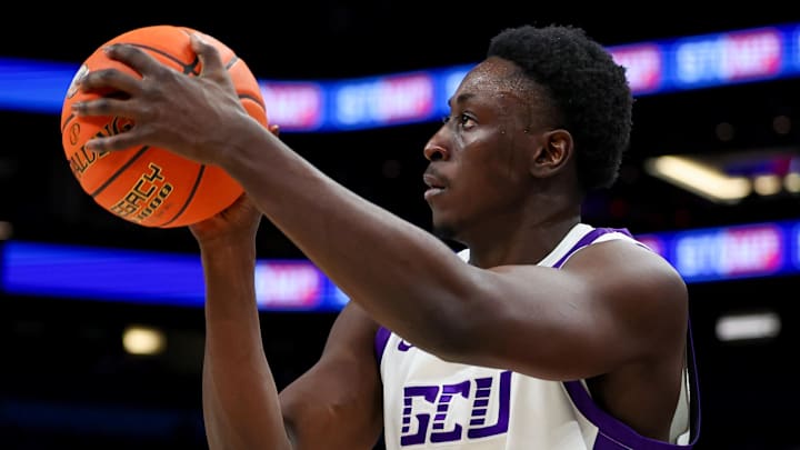 Dec 6, 2025; Phoenix, Arizona, USA; Grand Canyon University Antelopes forward Nana Owusu Anane (31).