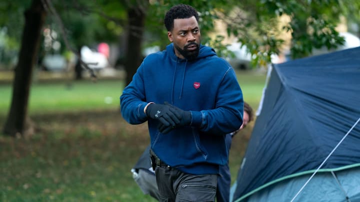 CHICAGO P.D. -- "Impulse Control" Episode 1307 -- Pictured: LaRoyce Hawkins as Officer Kevin Atwater -- (Photo by: Elizabeth Sisson/NBC) CHICAGO P.D. -- "Impulse Control" Episode 1307 -- Pictured: LaRoyce Hawkins as Officer Kevin Atwater -- (Photo by: Elizabeth Sisson/NBC)