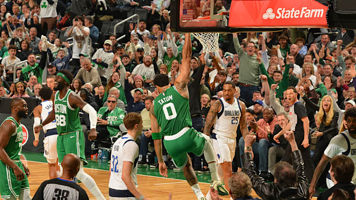Jayson Tatum’s first bucket in his return was one to remember