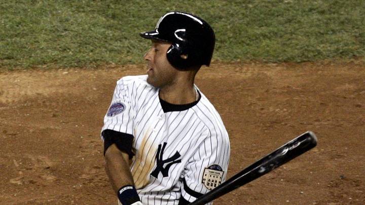 Yankees Derek Jeter at bat during the 79th MLB All-Star Game at the old Yankee Stadium in the Bronx July 15, 2008. The American League won the game 4-3 in the 15th inning of a game that took just under 5 hours to play. Sarah Jessica Parker speaks to the crowd before the 79th MLB All-Star Game at the Yankee Stadium in the Bronx, N
