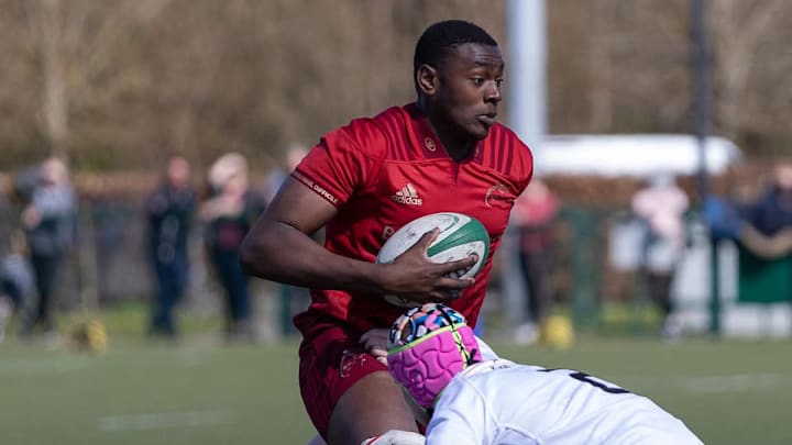 Ireland rugby player Neff Giwa is a 6’7", 280-pound offensive line prospect who recently chose where he will play college football.