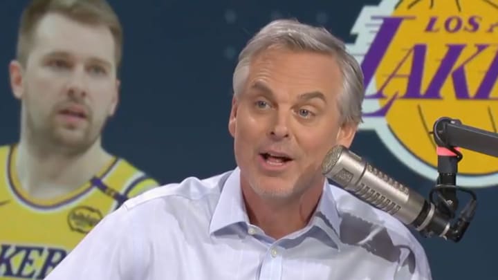 Colin Cowherd fired up for Mavs-Lakers game. 