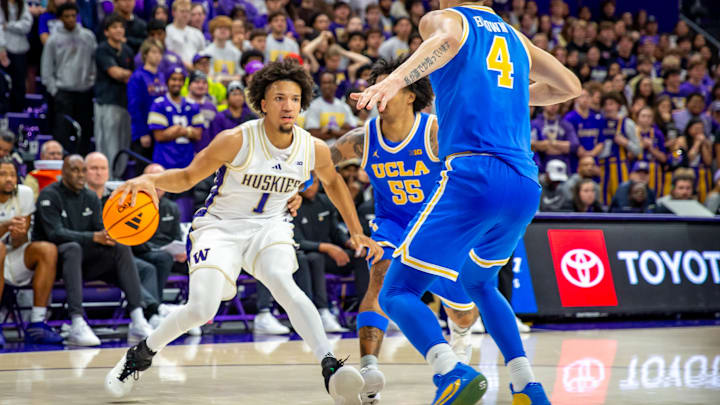Desmond Claude looks for an opening against UCLA. 
