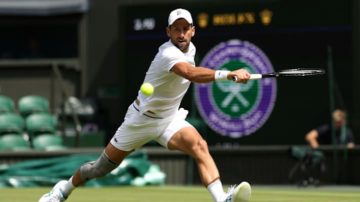 Novak Djokovic at Wimbledon 2024