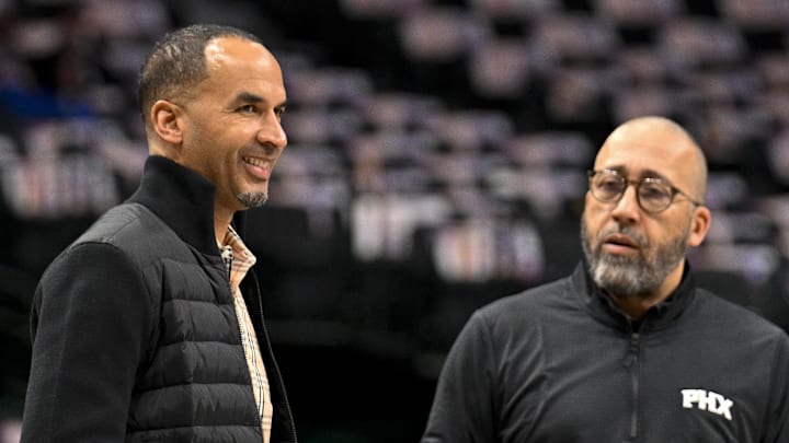 Dallas Mavericks general manager Nico Harrison met with reporters for the first time since the Luka Doncic trade.