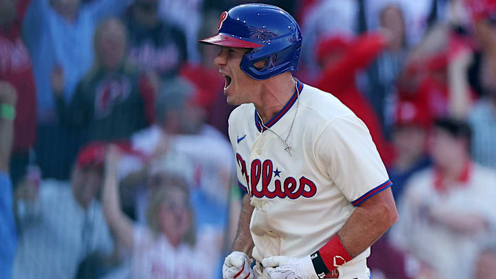 Philadelphia Phillies catcher J.T. Realmuto. Philadelphia Phillies catcher J.T. Realmuto.