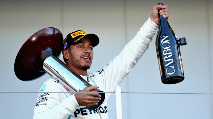 Lewis Hamilton en 2018, cuando ganó el Gran Premio de Japón de la Fórmula 1