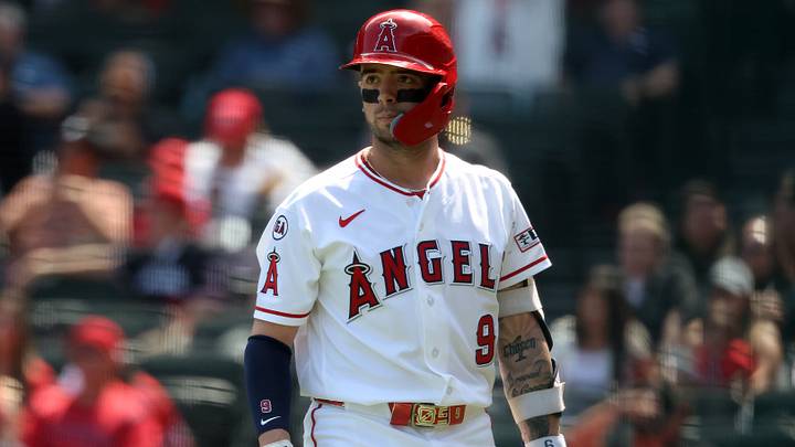 Sep 20, 2026; Anaheim, California, USA; Los Angeles Angels shortstop Zach Neto (9) looks on after strikes out during the first inning against the Minnesota Twins at Angel Stadium. Mandatory Credit: Kiyoshi Mio-Imagn Images Sep 20, 2026; Anaheim, California, USA; Los Angeles Angels shortstop Zach Neto (9) looks on after strikes out during the first inning against the Minnesota Twins at Angel Stadium. Mandatory Credit: Kiyoshi Mio-Imagn Images