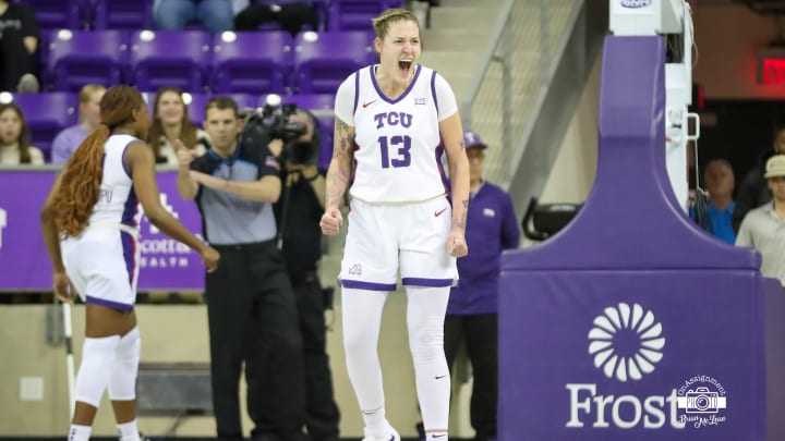 Sedona Prince returns for TCU women's basketball in 2024-25 at the center position. Sedona Prince returns for TCU women's basketball in 2024-25 at the center position.
