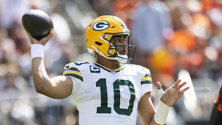 The Green Bay Packers and quarterback Jordan Love are favored on Sunday. The Green Bay Packers and quarterback Jordan Love are favored on Sunday.