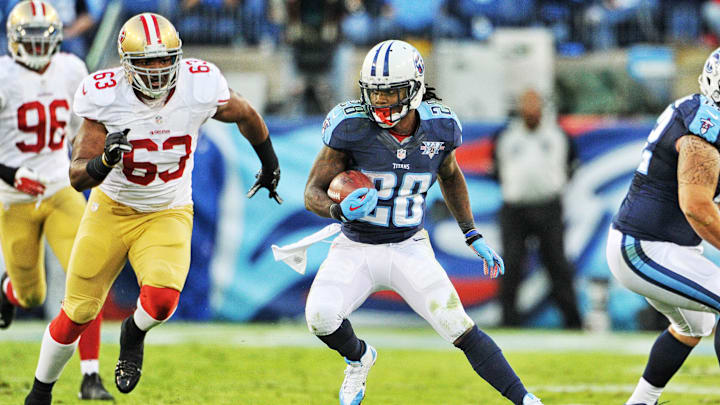 Tennessee Titans running back Chris Johnson 