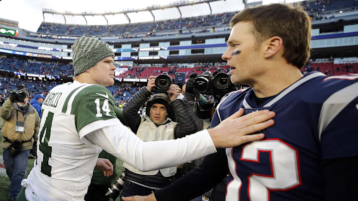 Tom Brady participó en muchas batallas entre sus Patriots y los Jets