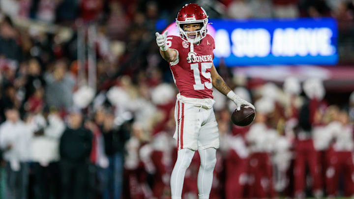 Oklahoma wide receiver Brenen Thompson