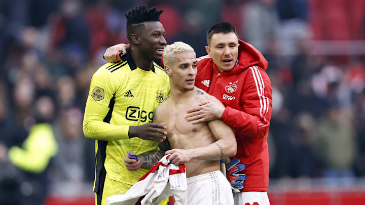 Onana and Antony were teammates at Ajax Onana and Antony were teammates at Ajax