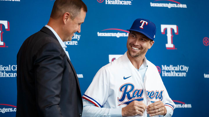 Texas Rangers Introduce Jacob deGrom