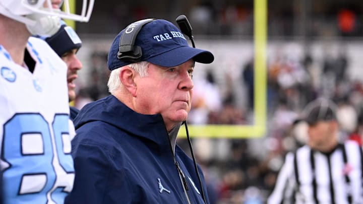 UNC football head coach Mack Brown