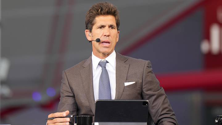 Oct 23, 2024; Inglewood, California, USA; Bob Myers on the ESPN NBA Countdown live set at Intuit Dome. Mandatory Credit: Kirby Lee-Imagn Images Oct 23, 2024; Inglewood, California, USA; Bob Myers on the ESPN NBA Countdown live set at Intuit Dome. Mandatory Credit: Kirby Lee-Imagn Images
