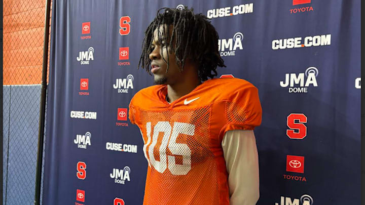 Syracuse football wide receiver Calvin Russell Syracuse football wide receiver Calvin Russell