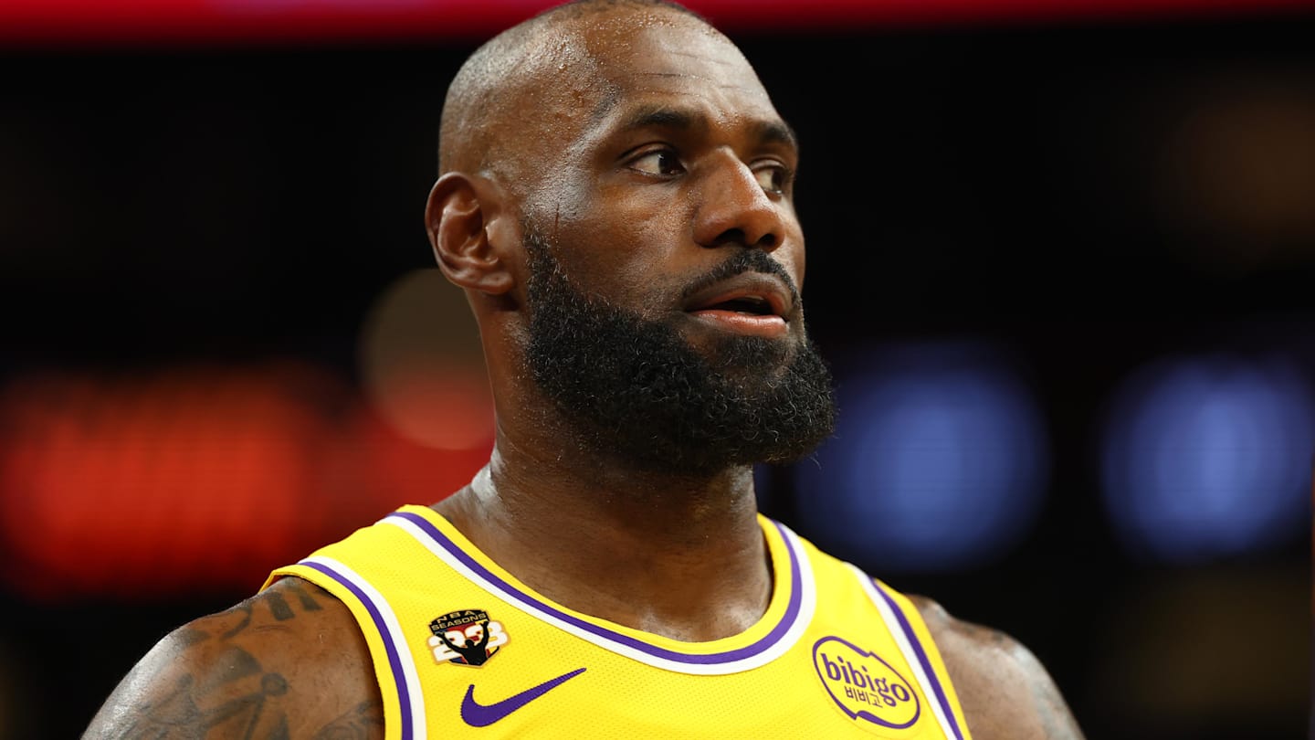 LeBron James’ Bold Custom Nike Sneakers Cause Stir on Record Night