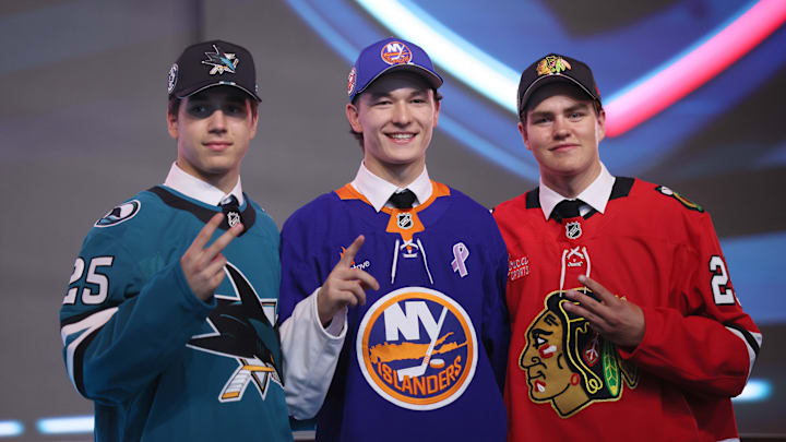2025 NHL Draft - Matthew Schaefer picked first, alongside Michael Misa and Anton Frondell.