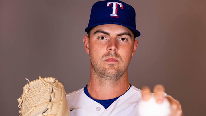Texas Rangers pitcher MacKenzie Gore.