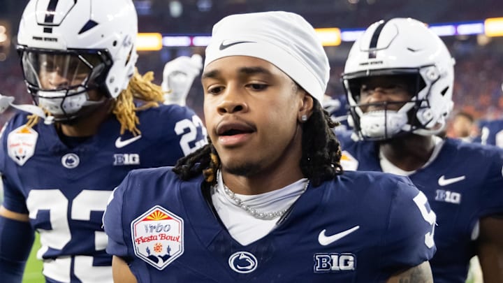 Penn State wide receiver Omari Evans is shown during the Boise State playoff game.