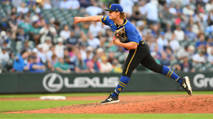 Seattle Mariners reliever Troy Taylor makes his major league debut against the New York Mets on Aug. 11 at T-Mobile Park.