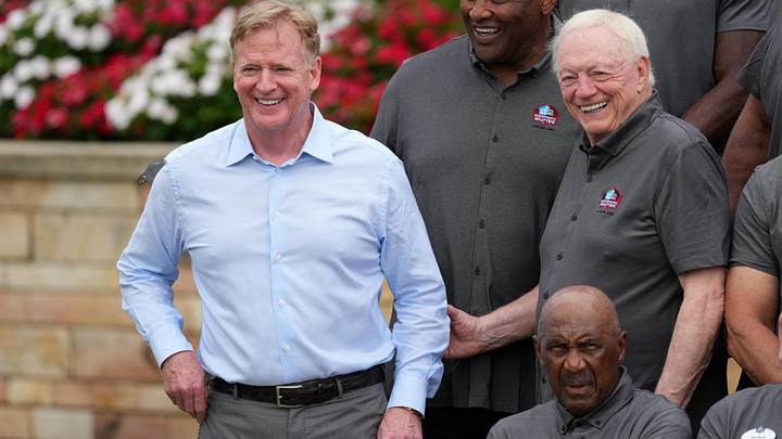 NFL commissioner Roger Goodell (left) and Dallas Cowboys owner Jerry Jones.