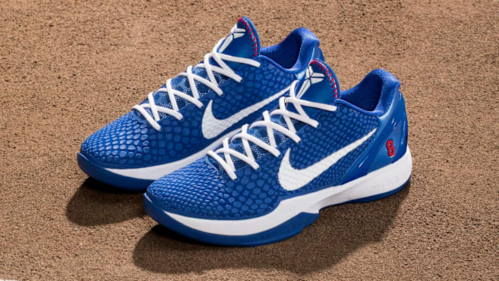 The Nike Kobe 6 Protro in the "Dodgers" colorway.